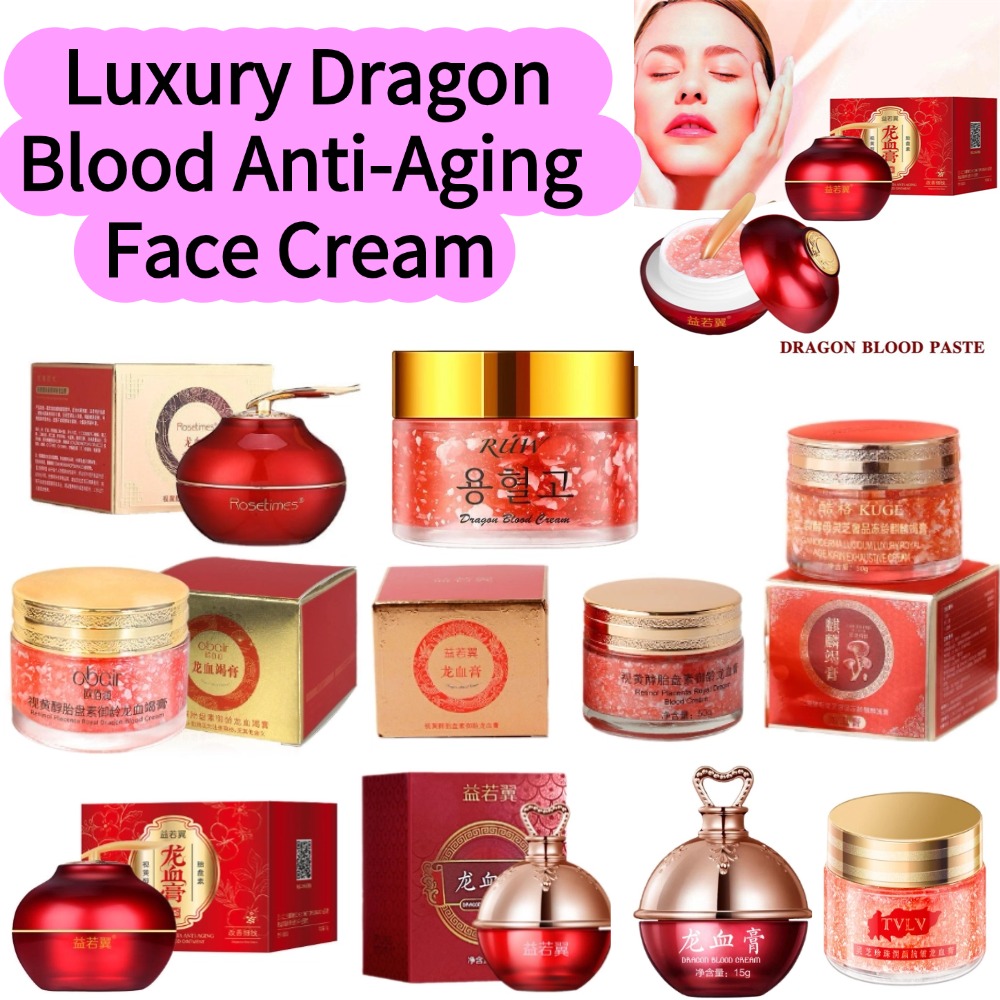 Luxury Skincare & Spa Photos - Crème Visage Anti-Âge Luxe au Sang