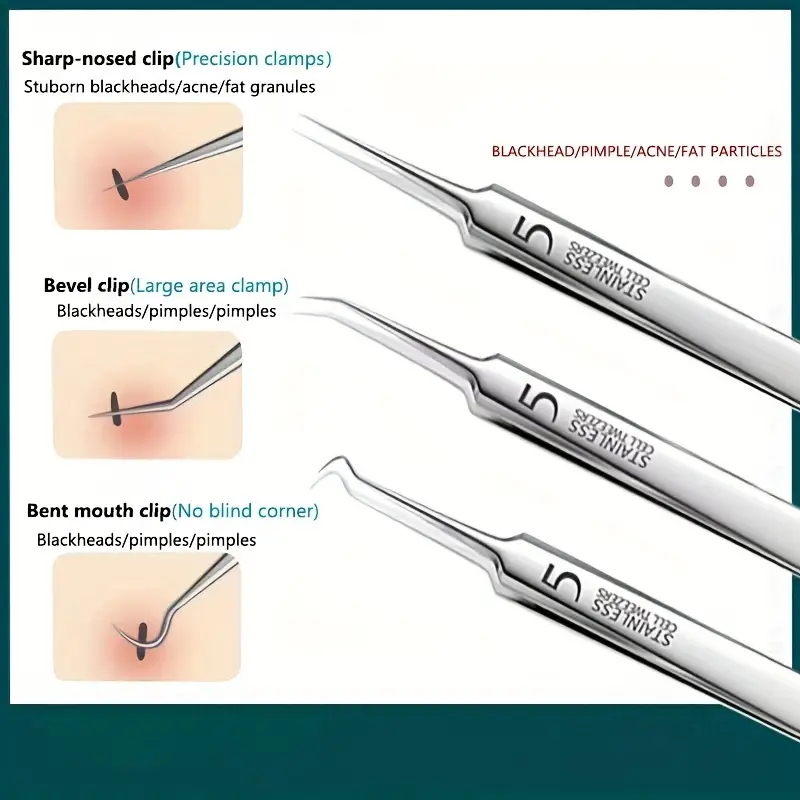 Luxury Skincare Acne - Kit de 3-8 Pièces d'Outils pour