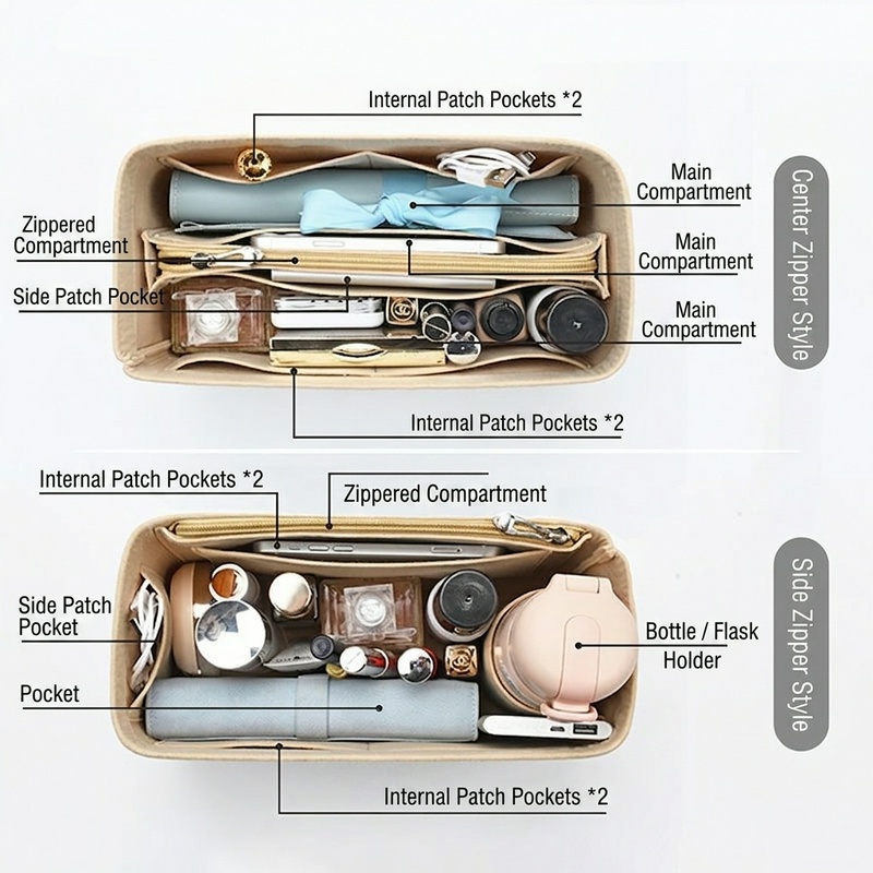 Organisateur de sac à main en  - Luxury Skincare And Makeup Brands avis et prix